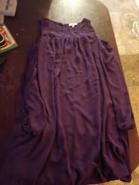NSR Deep Purple Off The Shoulder Dress